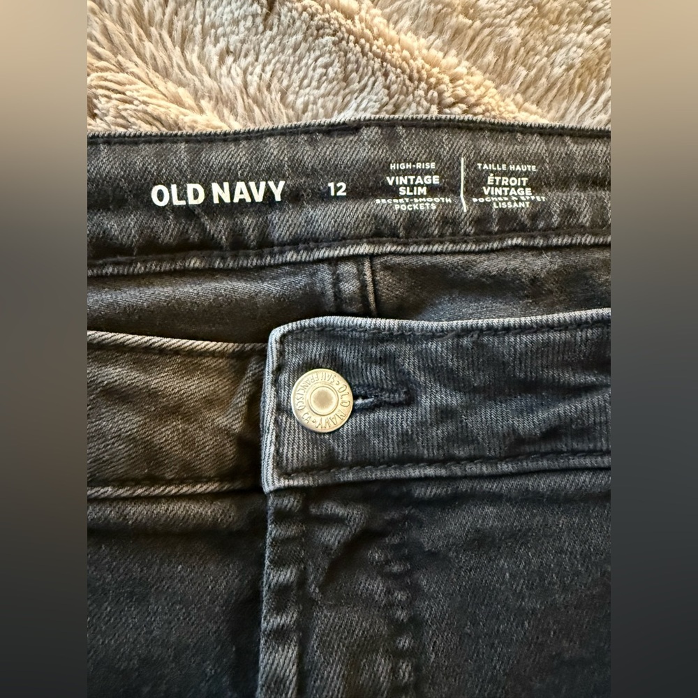Old Navy black Vintage Slim Jeans